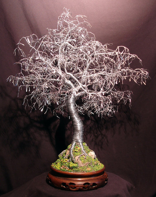 How do you make Wire bonsai trees