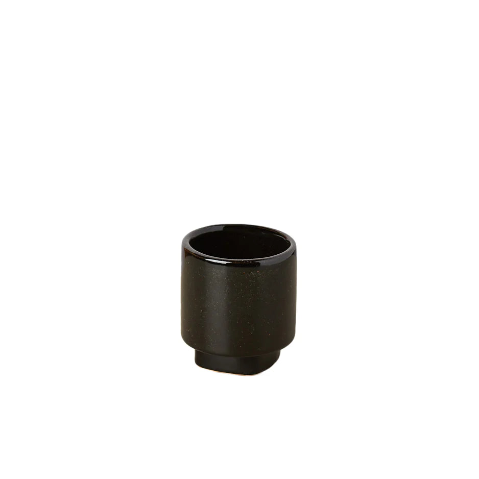 Black Ceramic Pot Planter