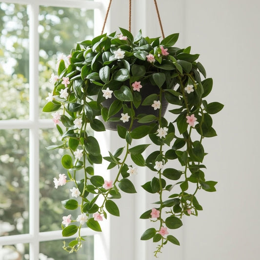 Hoya (Wax Plant) Care Guide - Trailing Vines with Star-Shaped Blooms